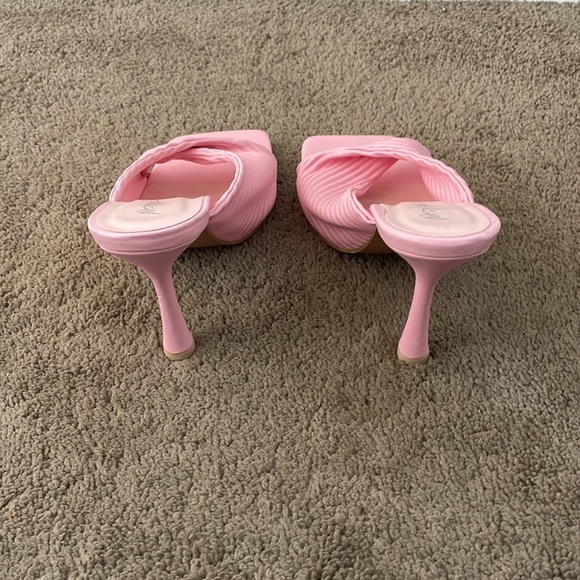 Pink cross cross heels - Picture 5 of 7